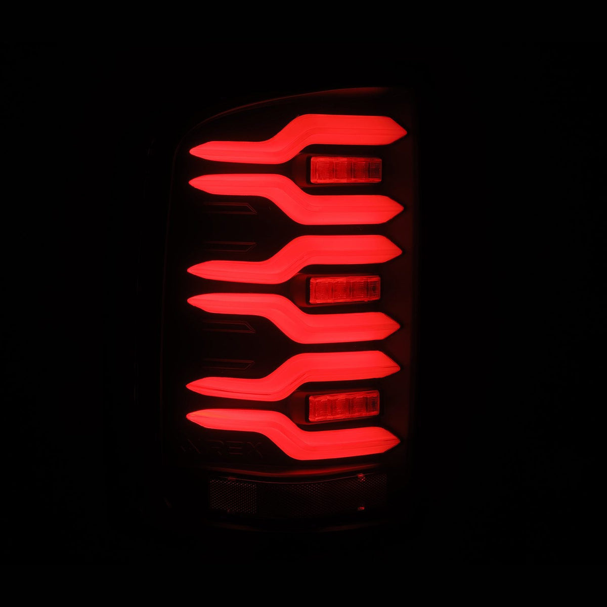 AlphaRex LUXX-Series LED Tail Lights for GMC Sierra HD 2500/3500 / GMC Sierra 1500 - Black Smoke