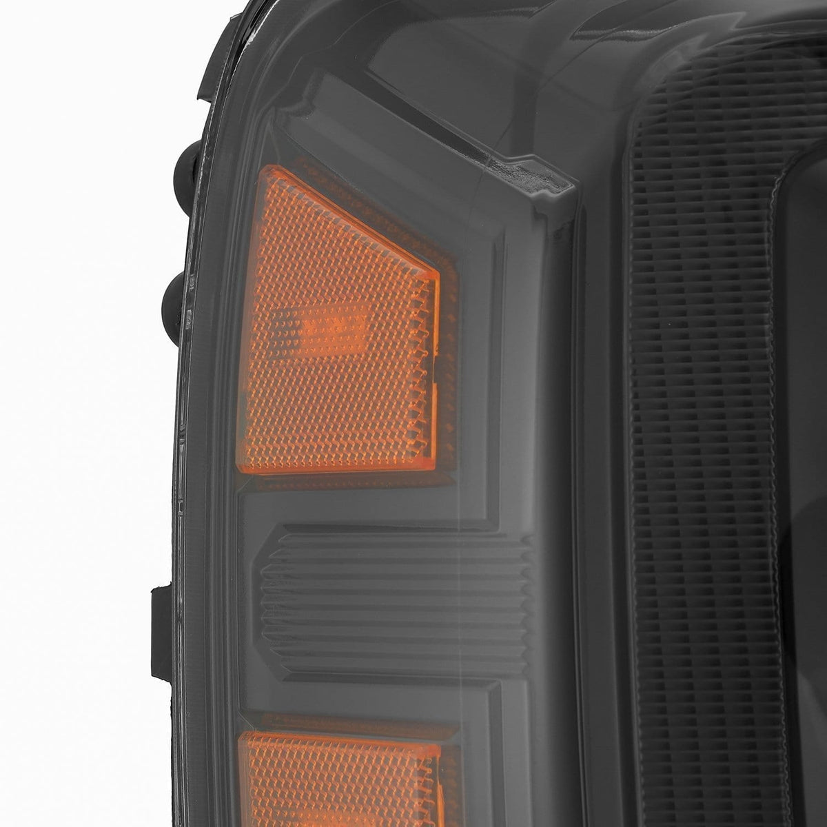 AlphaRex LUXX-Series LED Projector Headlights for GMC Sierra 1500 / GMC Sierra HD 2500/3500 - Alpha-Black