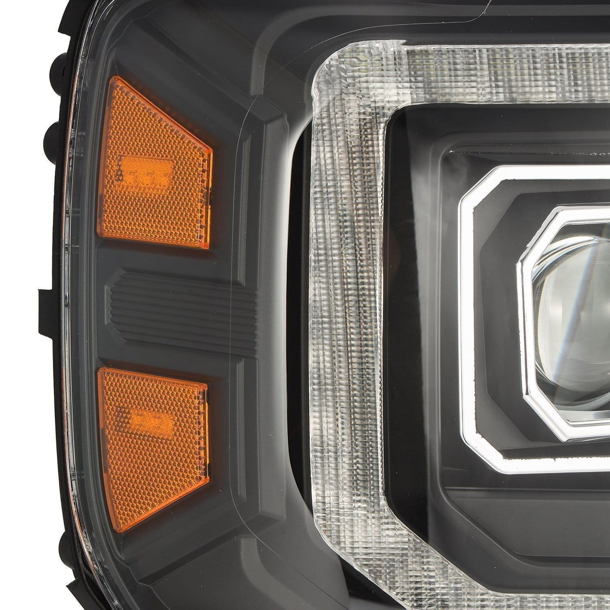 AlphaRex PRO-Series Halogen Projector Headlights for GMC Sierra 1500 / GMC Sierra HD 2500/3500 - Black