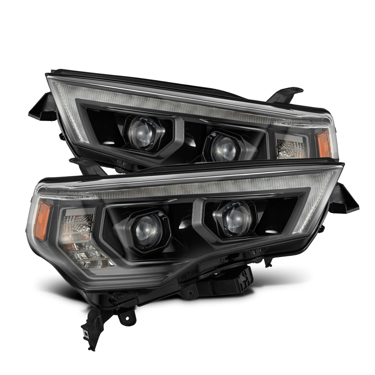 AlphaRex MK II PRO-Series Halogen Projector Headlights for Toyota 4Runner - Alpha-Black