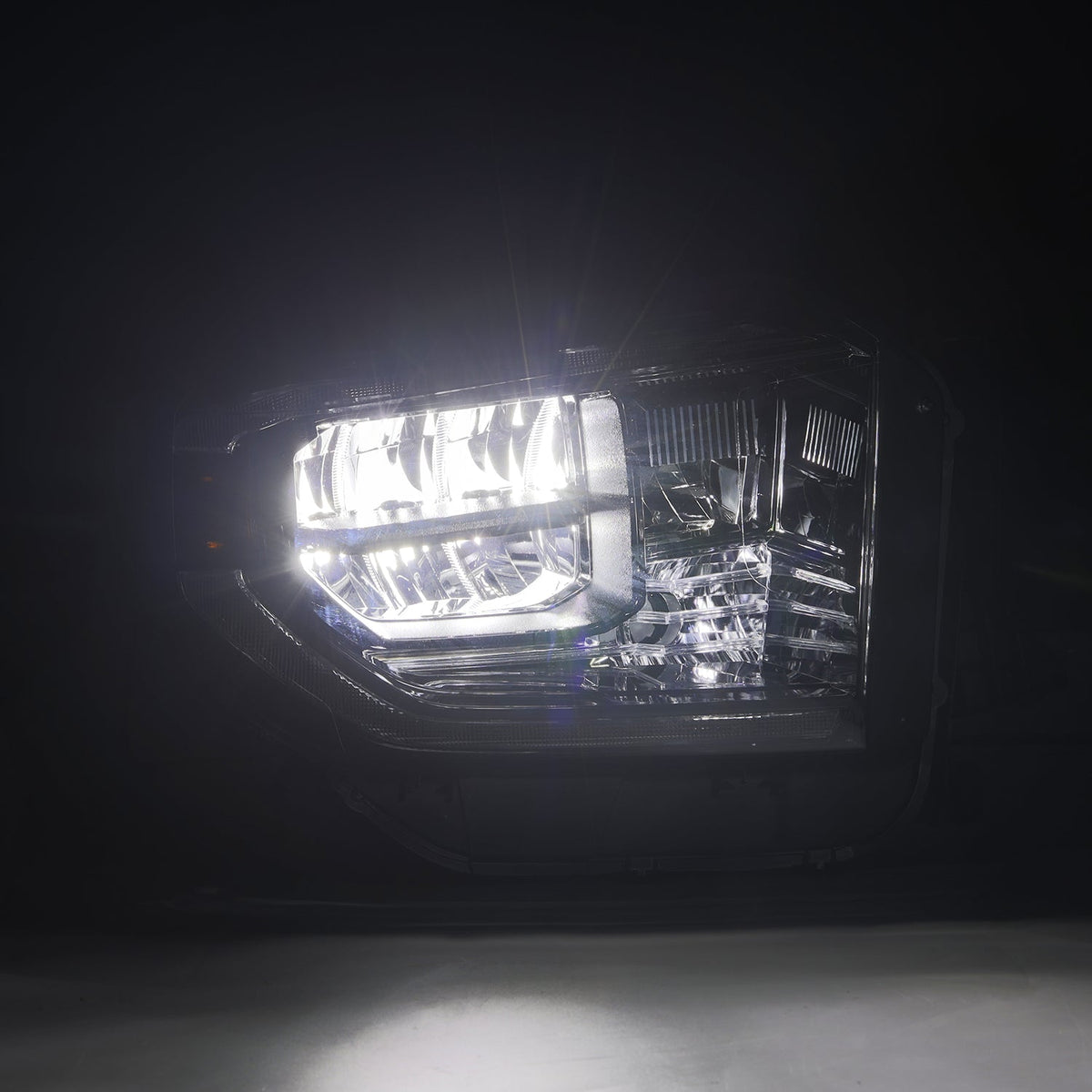 AlphaRex MK II LUXX-Series LED Crystal Headlights for Toyota Tundra - Alpha-Black