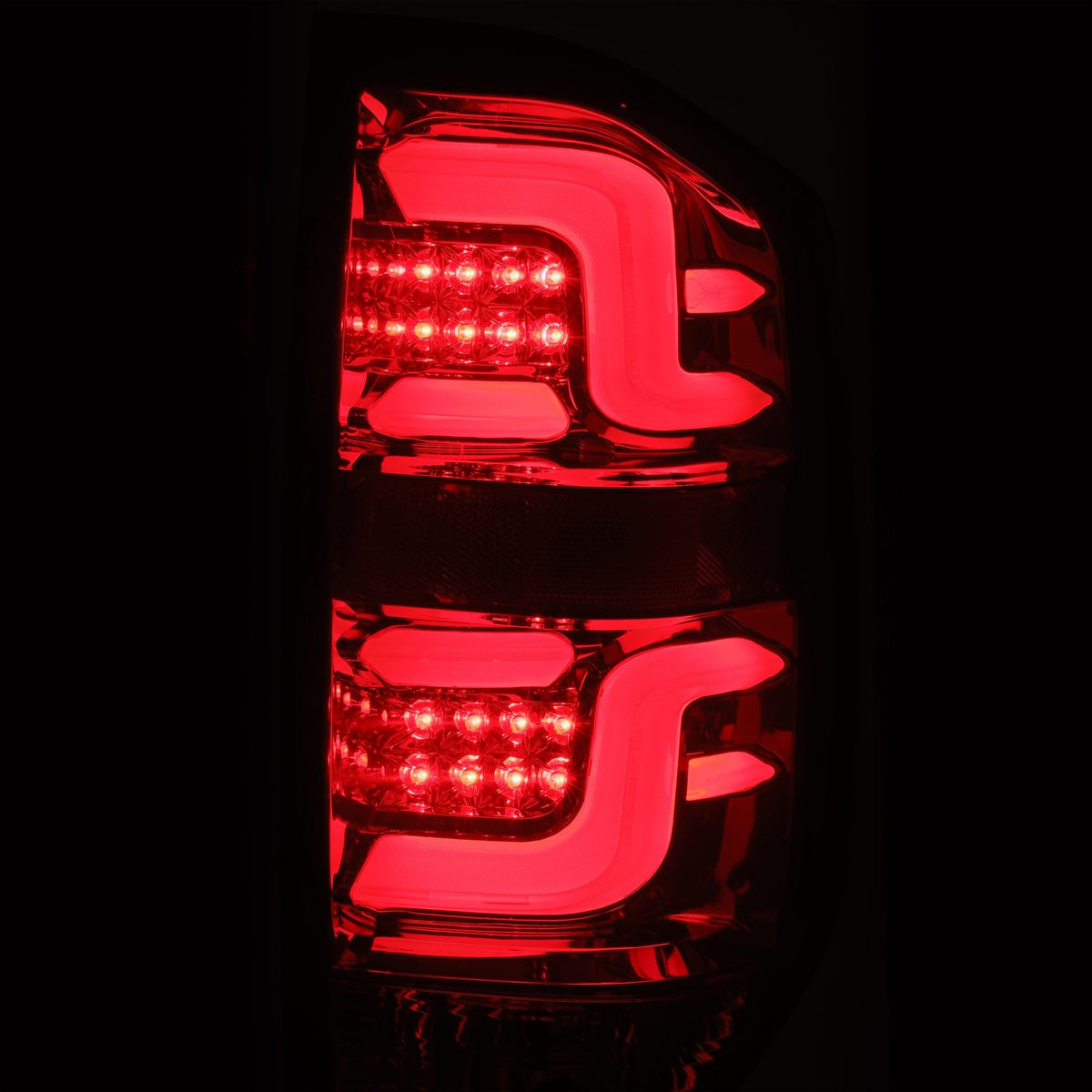 AlphaRex PRO-Series LED Tail Lights for Toyota Tundra - Red Smoke