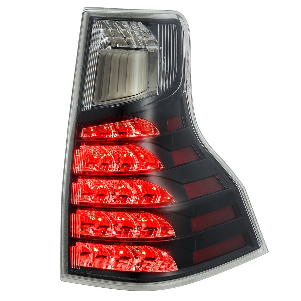 AlphaRex PRO-Series LED Tail Lights for Lexus GX 460 - Black Clear