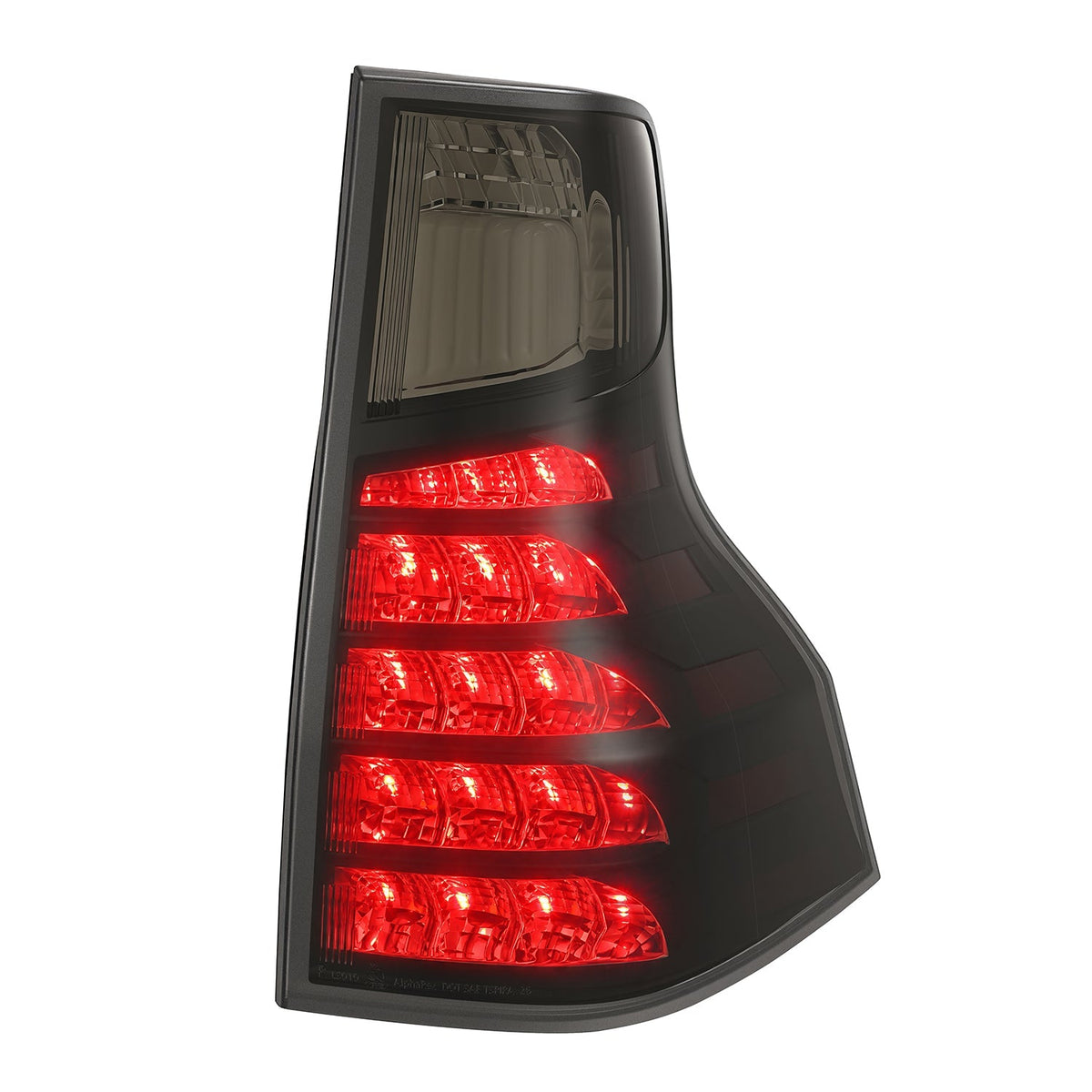 AlphaRex PRO-Series LED Tail Lights for Lexus GX 460 - Black Smoke