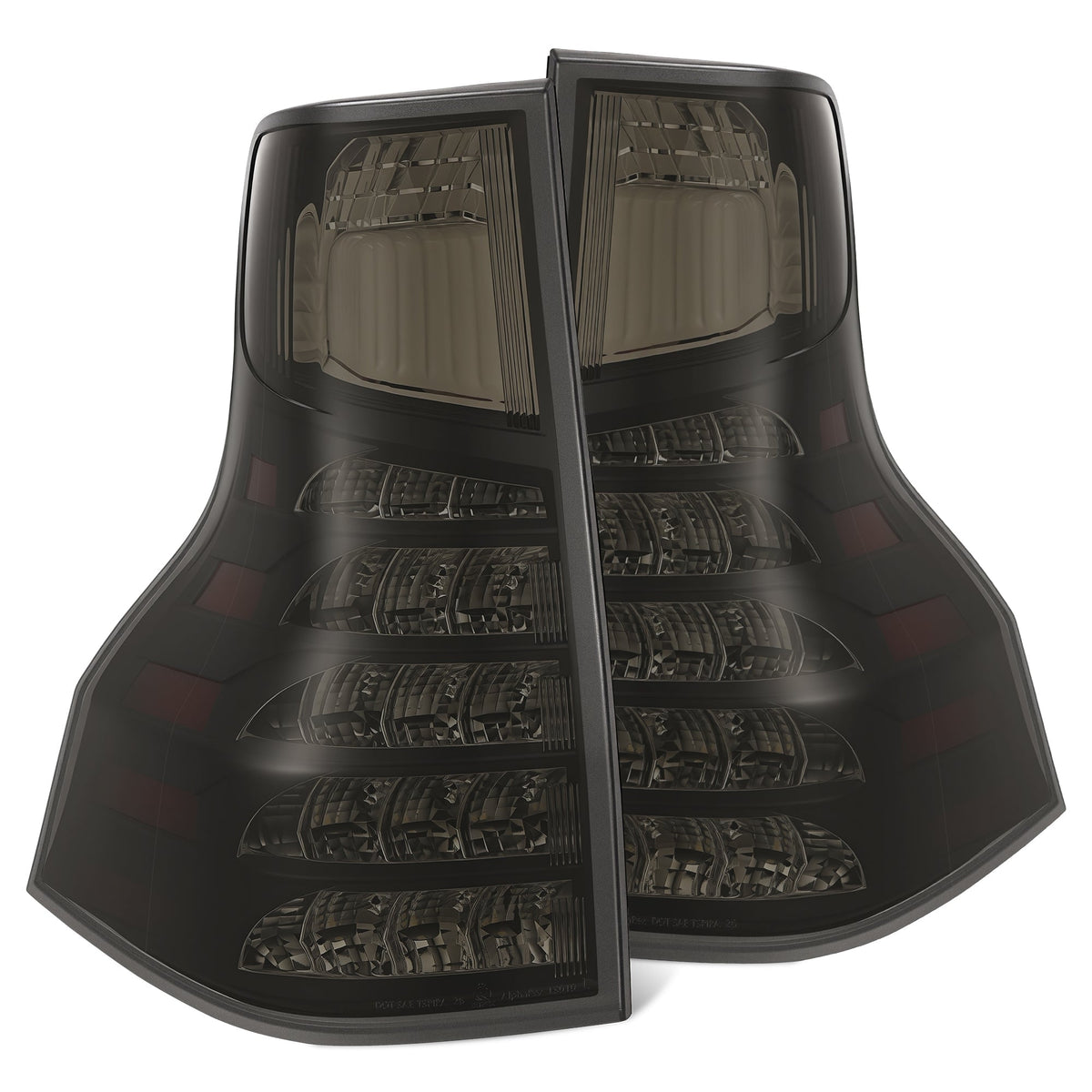 AlphaRex PRO-Series LED Tail Lights for Lexus GX 460 - Black Smoke
