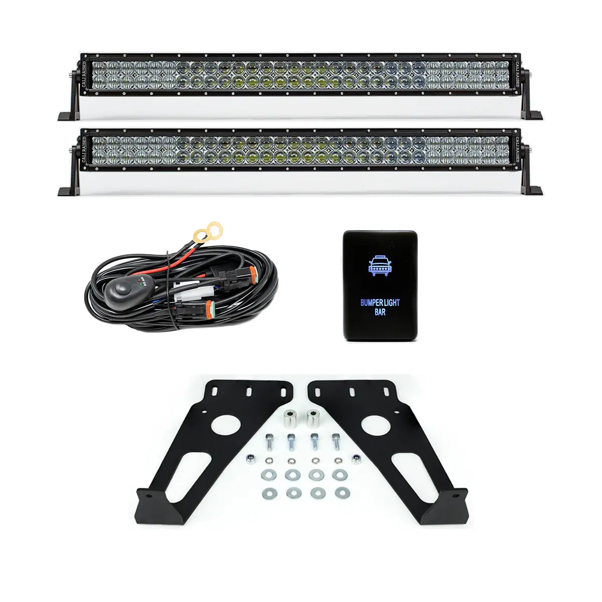 Cali Raised LED 32 inch hidden grille light bar kit for 2014-2024 Toyota 4Runner