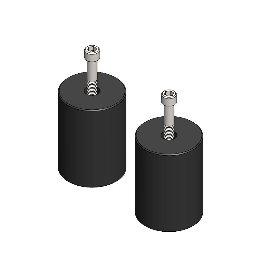 Jeep Wrangler 3 1/2" Rear Bump Stops (1997-2006, TJ/LJ)