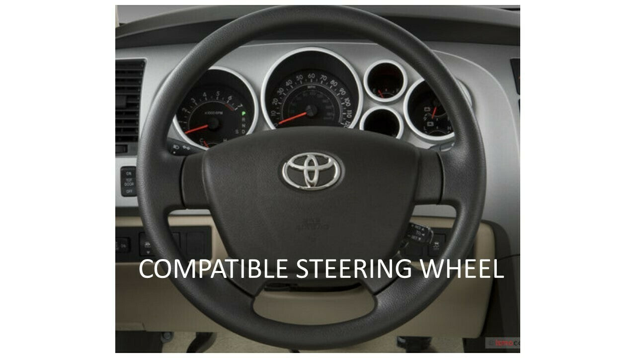 Toyota Tundra, Tacoma, 4Runner Steering Wheel Emblem Overlay - AJT Design