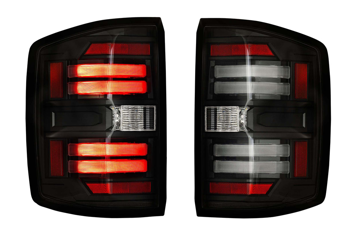 Morimoto smoked XB LED tail lights for 2014-2018 Chevrolet Silverado 1500