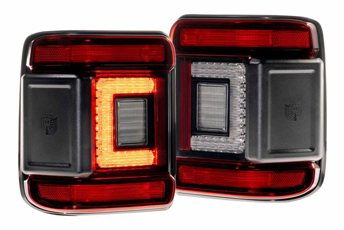 Morimoto Jeep Wrangler JL (2018+) XB LED Low Profile Tail Lights (Smoked or Red)