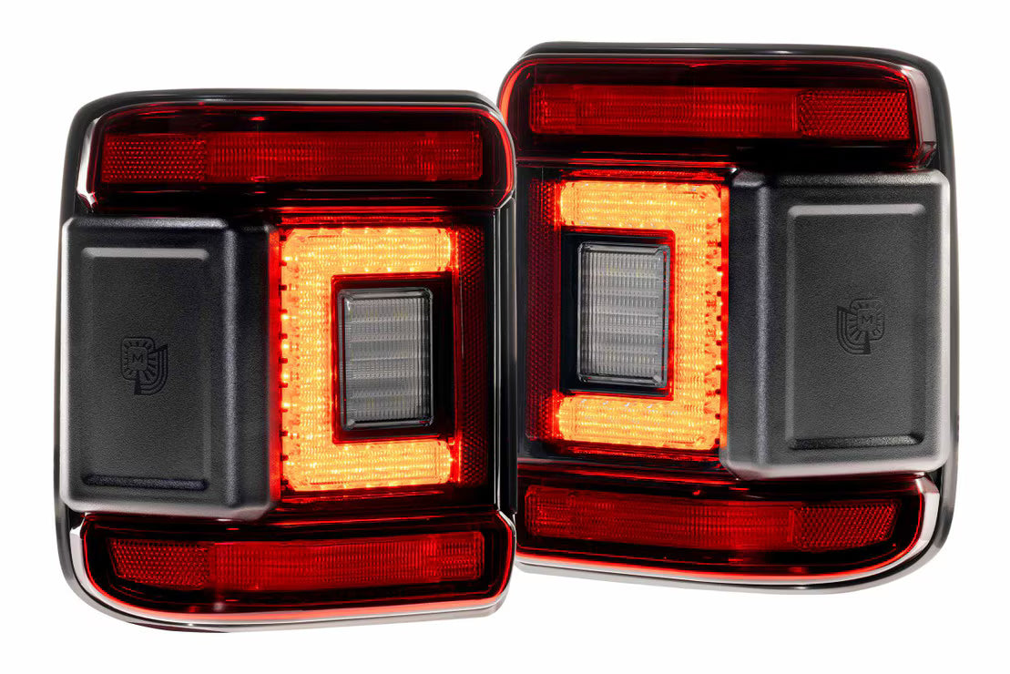 Morimoto Jeep Wrangler JL (2018+) XB LED Low Profile Tail Lights (Smoked or Red)