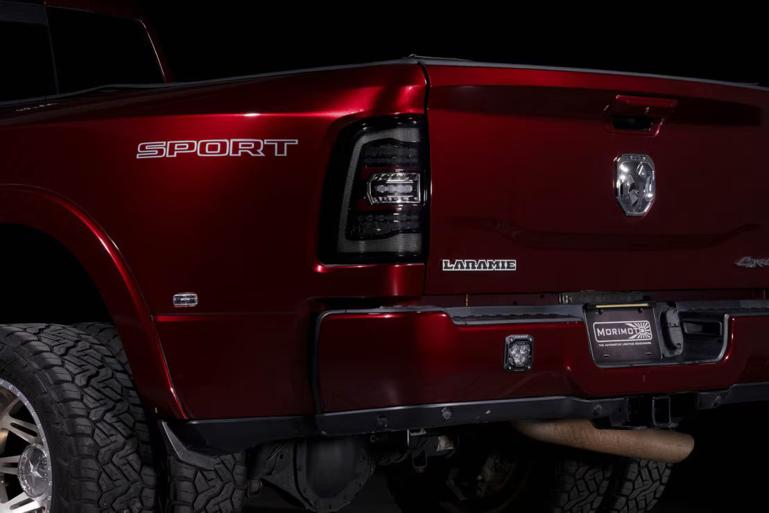Morimoto Ram HD (2019+) XB LED Tail Lights (Smoked or Red)