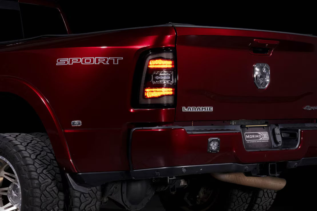 Morimoto Ram HD (2019+) XB LED Tail Lights (Smoked or Red)
