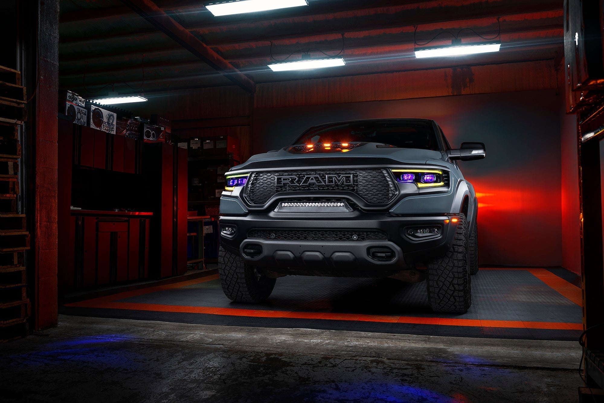 ORACLE Lighting 2019-2024 Ram 1500 RGBW+A Headlight DRL Upgrade Kit - LED Projector Headlights