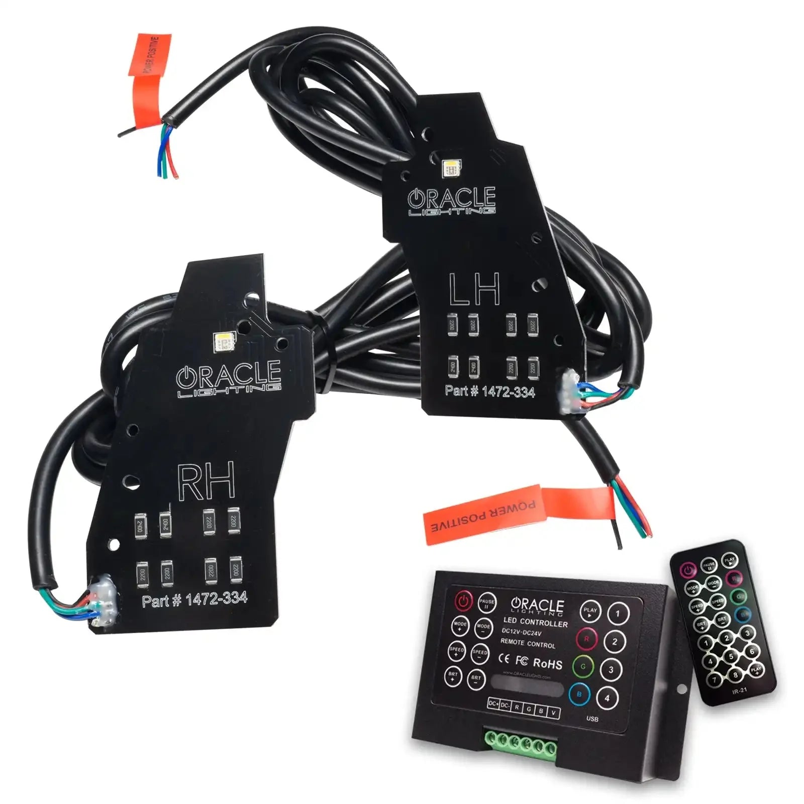 Oracle Lighting aftermarket LED controller kit with wiring and remote for off-road vehicles