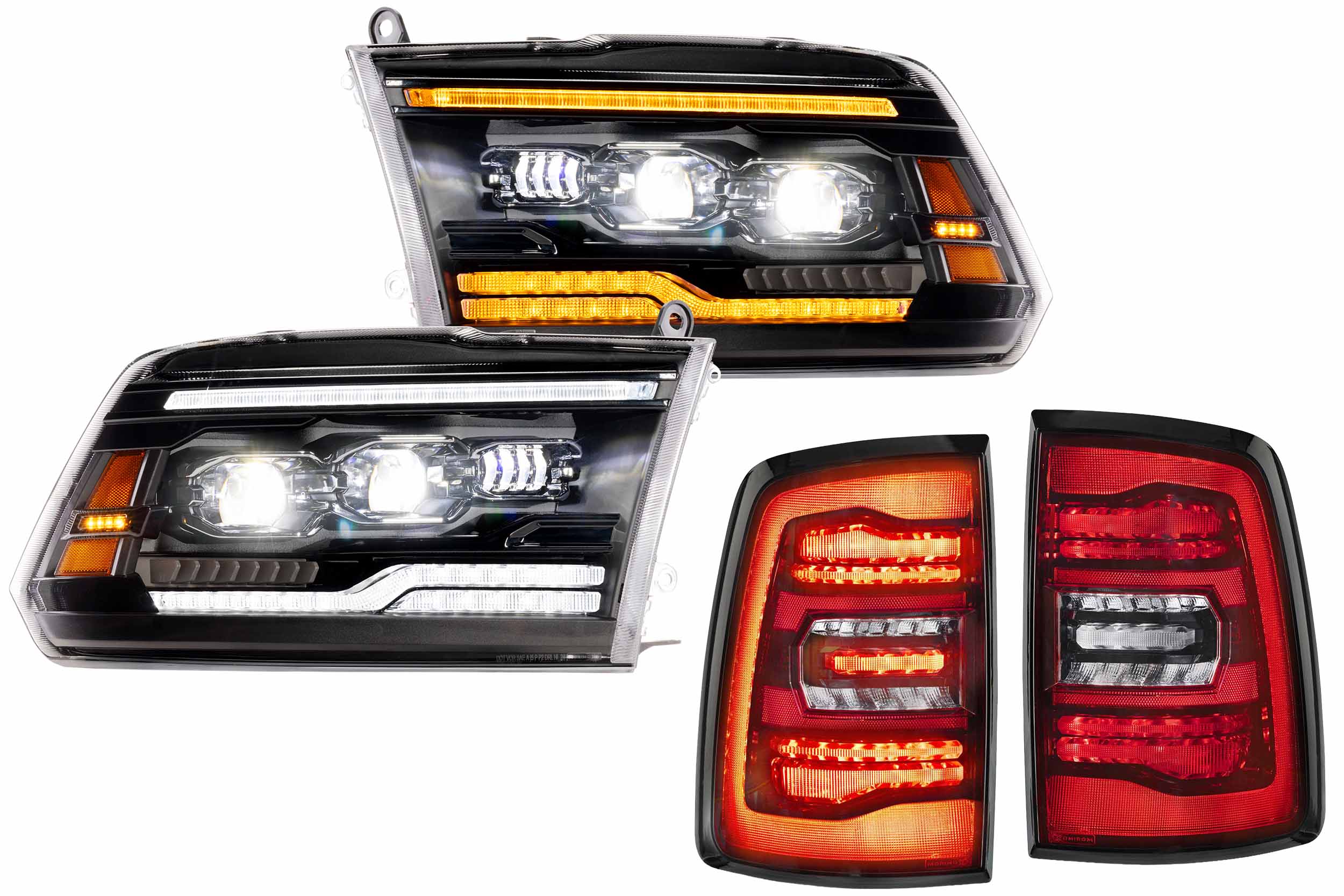Morimoto Dodge Ram HD Headlight & Tail Light Combo (09-14)