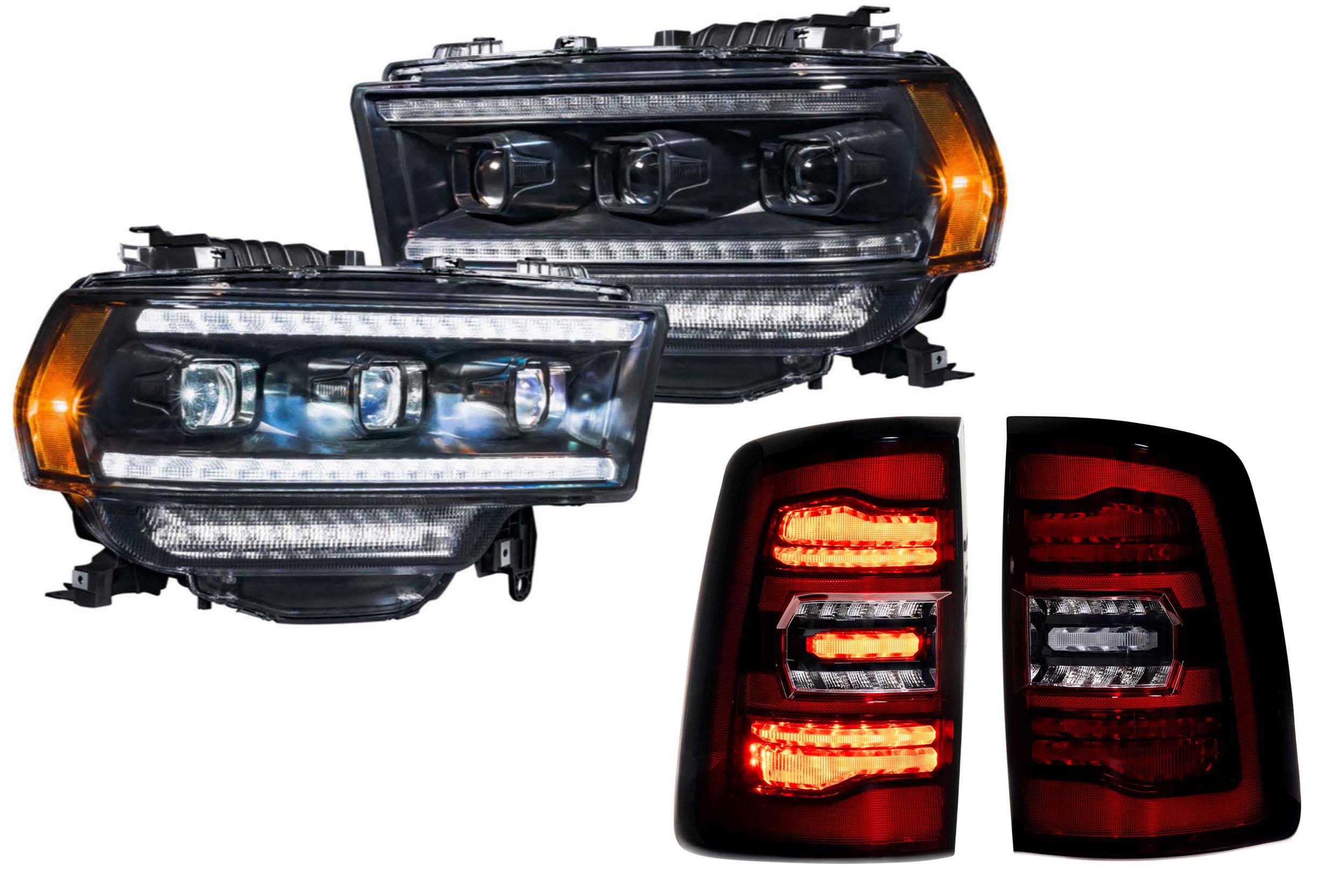 Morimoto Ram HD (19-24) Headlight & Tail Light Combo