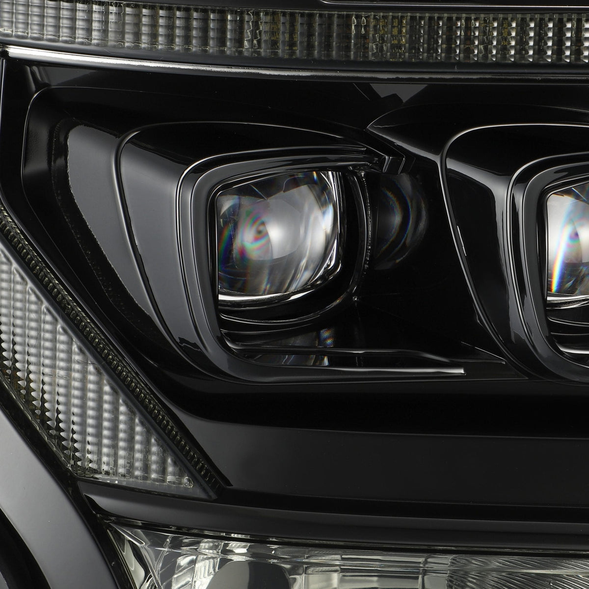 AlphaRex NOVA-Series LED Projector Headlights for Ford F-150 / Ford F-150 Raptor - Alpha-Black