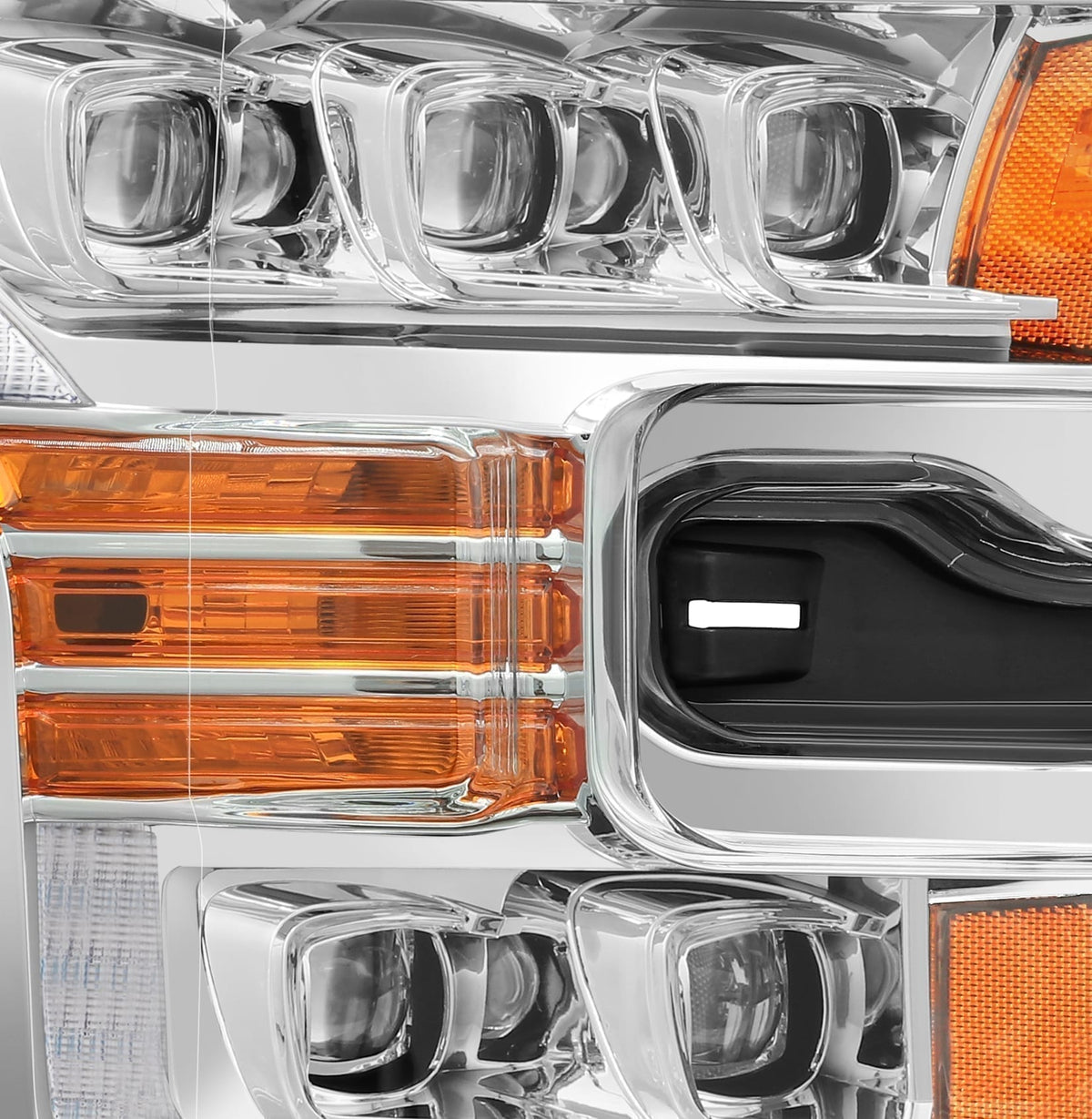 AlphaRex NOVA-Series LED Projector Headlights for Ford F-150 / Ford F-150 Raptor - Chrome