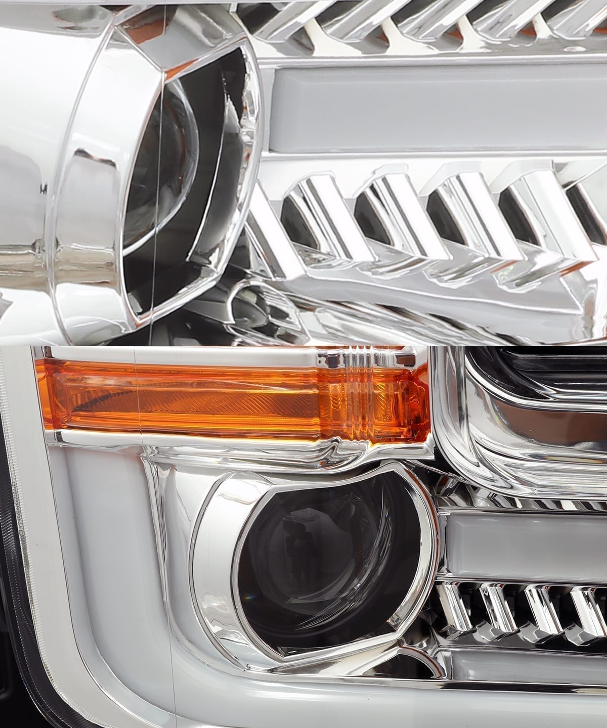 AlphaRex PRO-Series Halogen Projector Headlights for Ford F-150 - Chrome