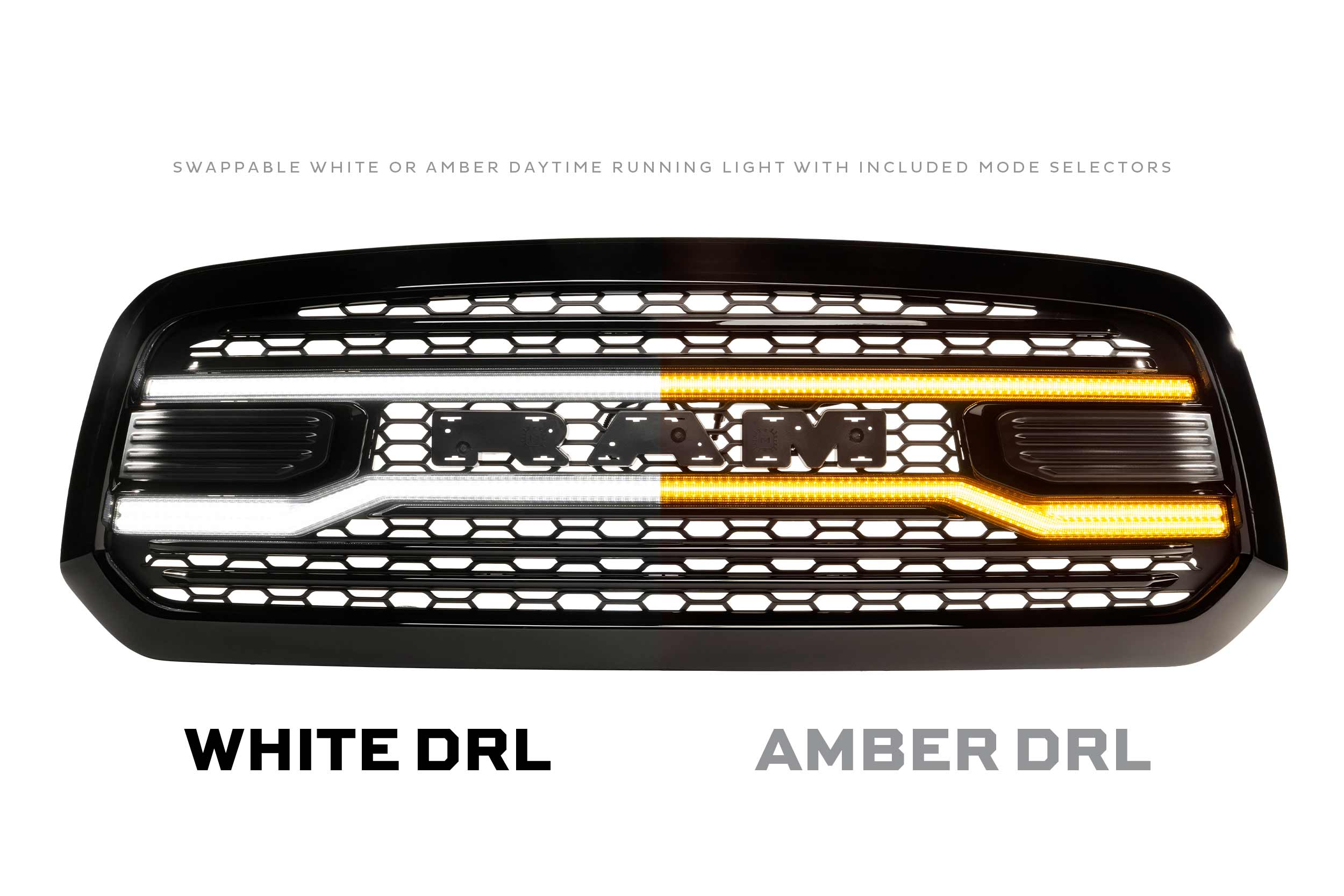 Morimoto Dodge Ram 1500 XBG LED DRL Grille (Black) (13-18)