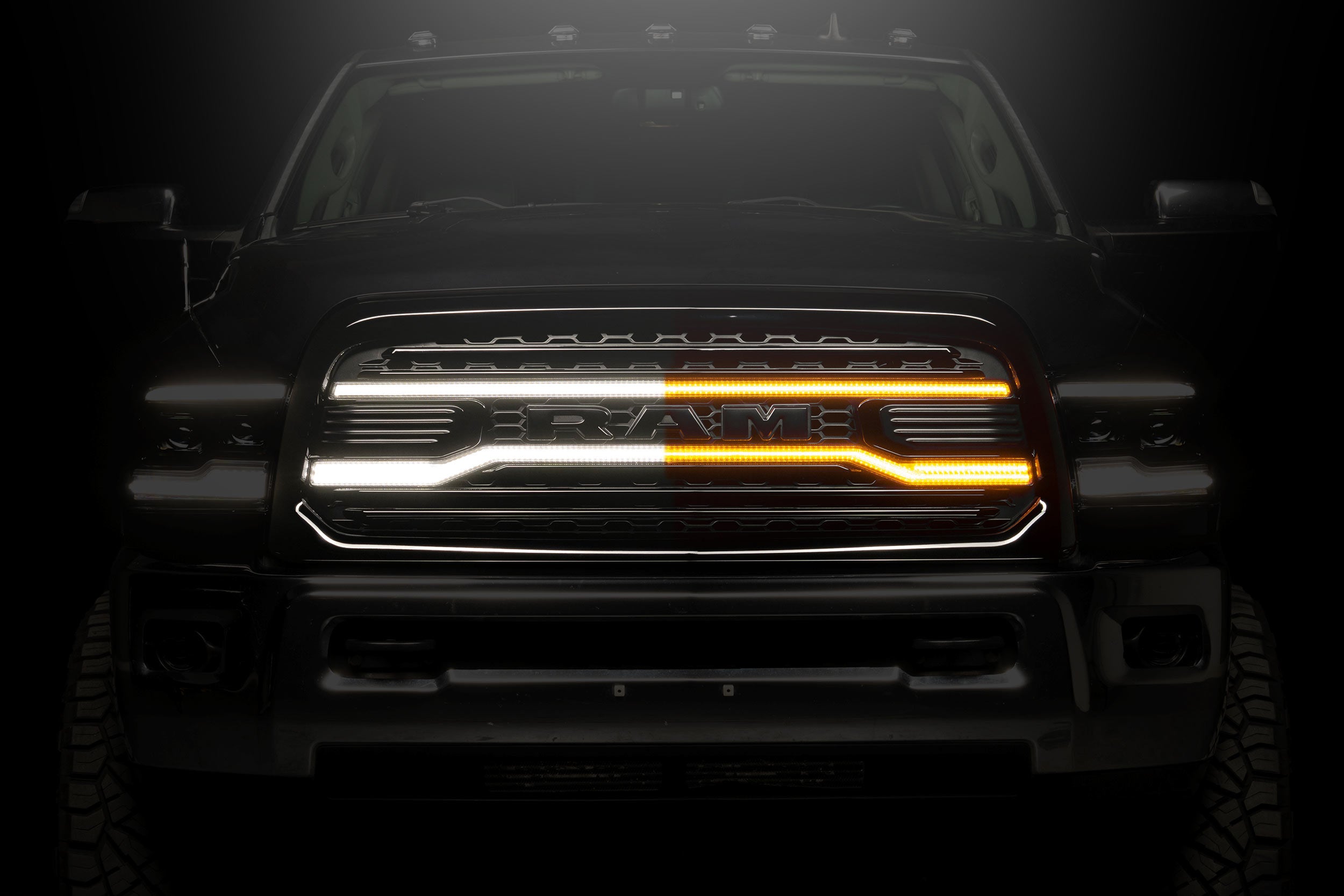 Morimoto Dodge Ram HD XBG LED DRL Grille (Black) (13-18)