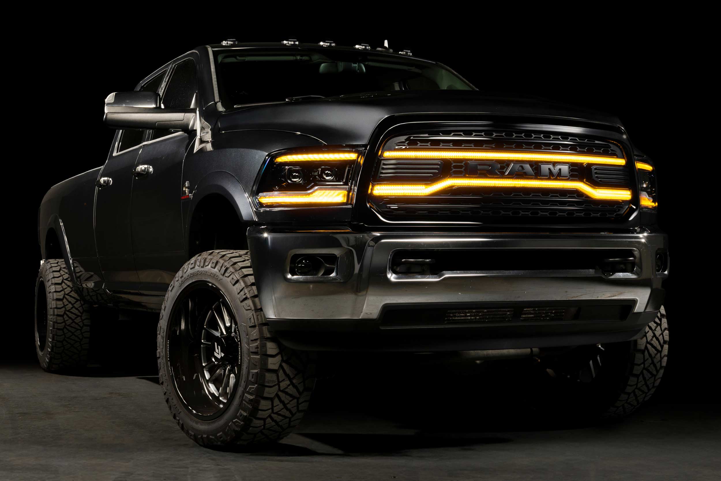 Morimoto Dodge Ram HD XBG LED DRL Grille (Black) (13-18)