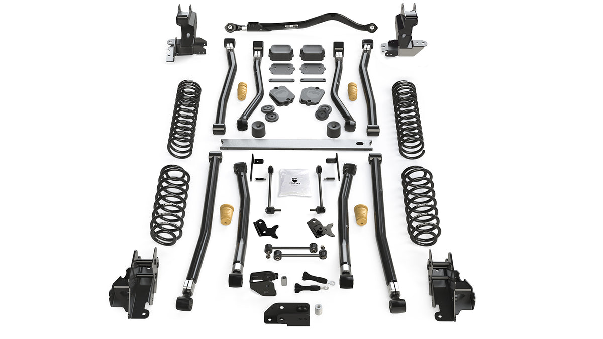 TeraFlex JL 2dr: 3.5" Alpine CT3 Long Arm Suspension System - No Shocks