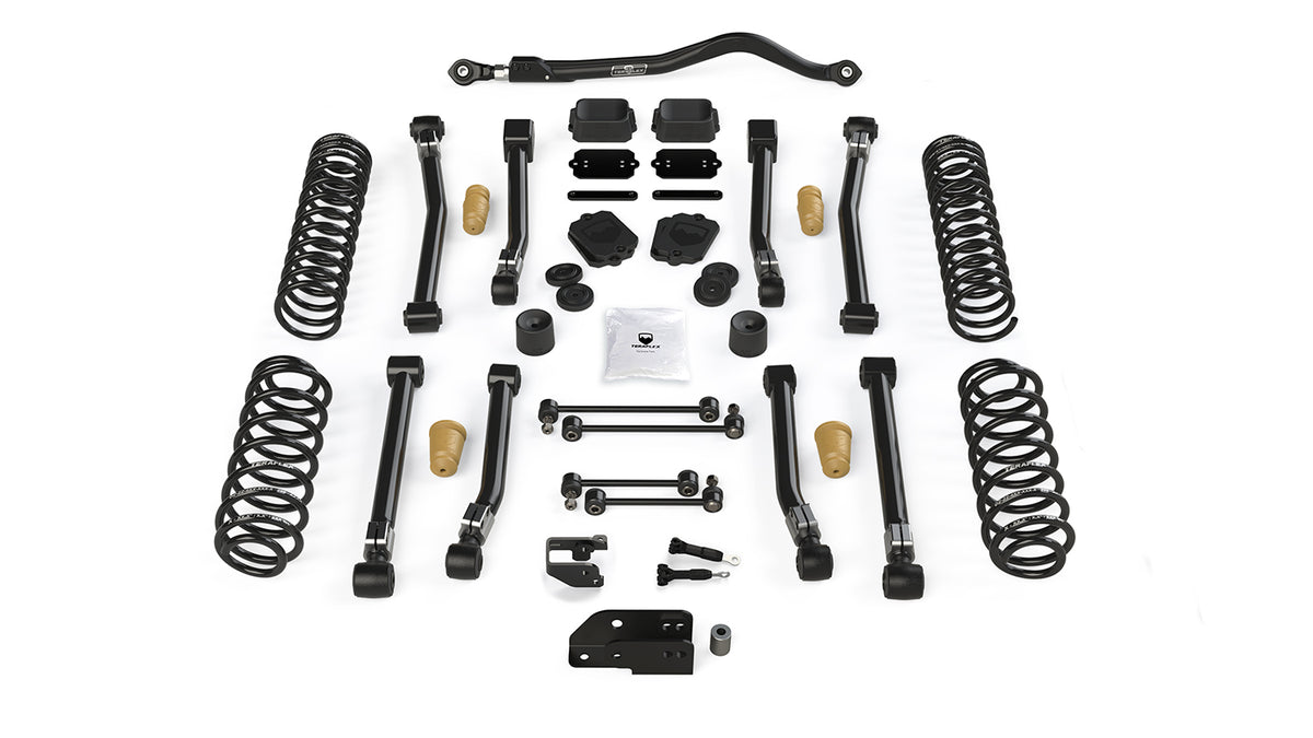 TeraFlex JL 2dr: 3.5" Alpine CT3 Short Arm Suspension System - No Shocks