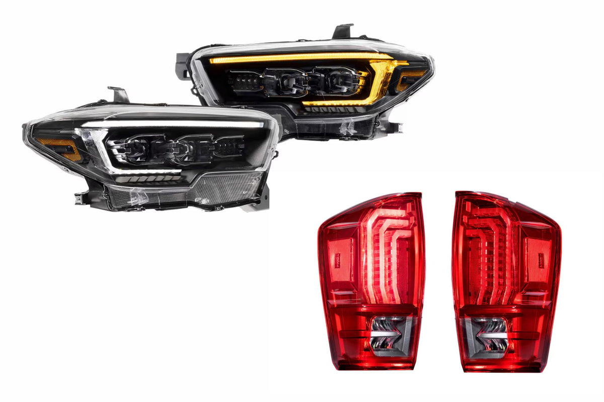 Morimoto 16-23 Tacoma Evo Heads and Red Tails
