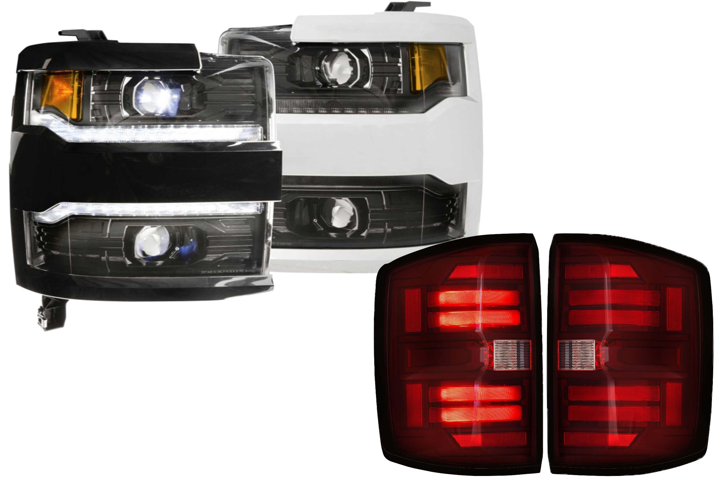 Morimoto Chevrolet Silverado HD (15-19) Headlight & Tail Light Combo