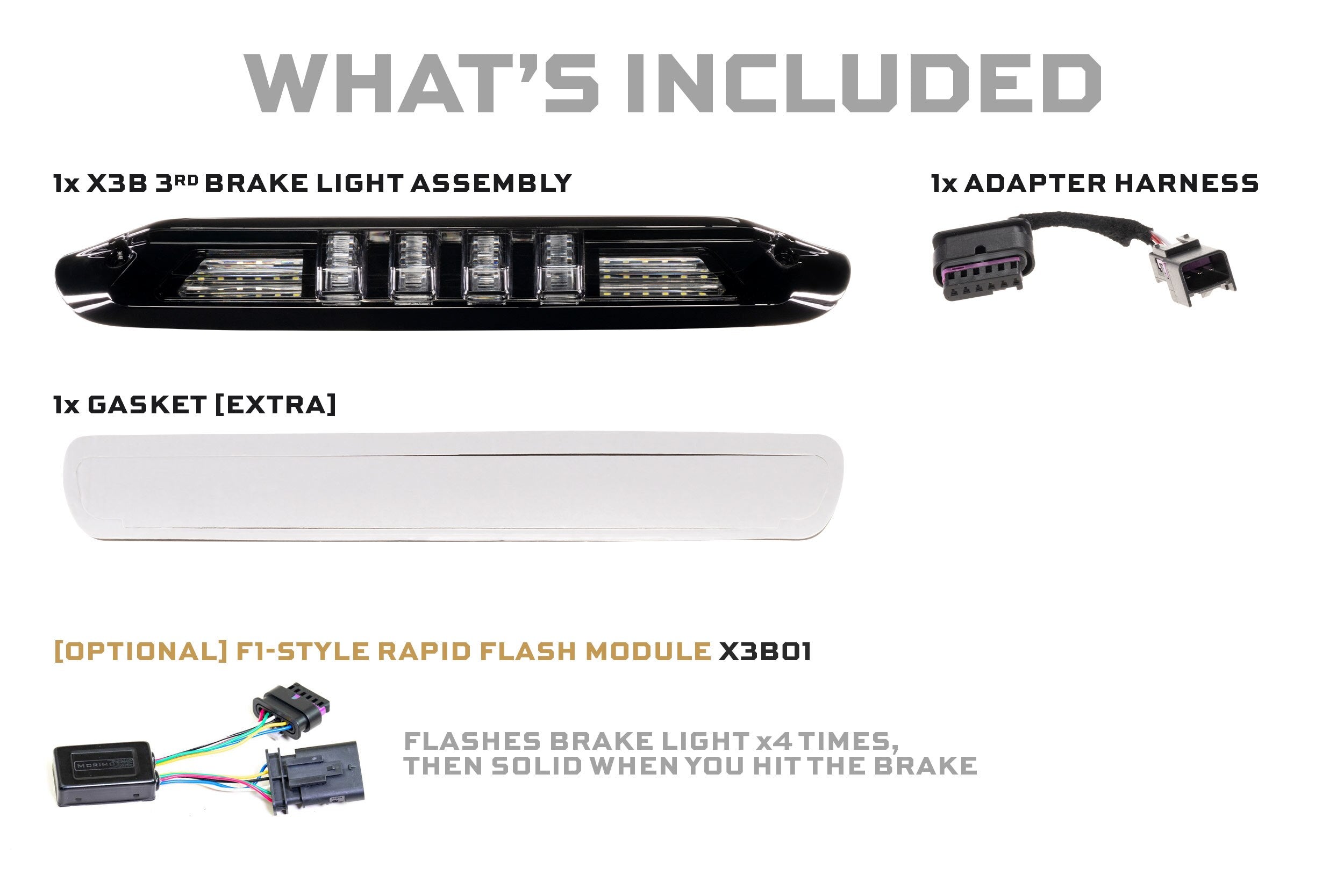 Morimoto GMC Sierra (07-13) 1500 X3B LED Third Brake Light