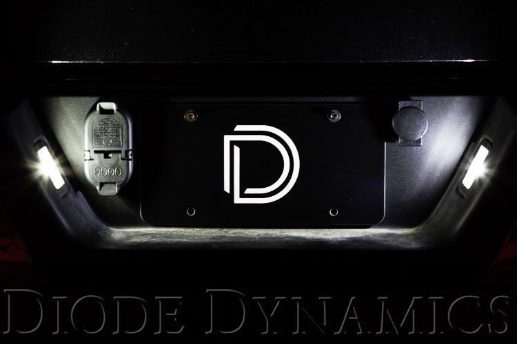 Diode Dynamics license plate LEDs for 2018-2026 Ford F-150 – installed