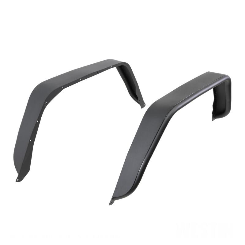 Westin Tube Fenders, Rear, Textured Black, fits Jeep Gladiator