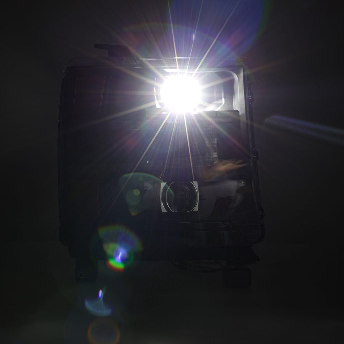 AlphaRex LUXX-Series LED Projector Headlights for Chevrolet Silverado 1500 - Black