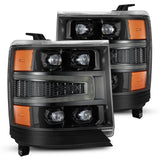 AlphaRex NOVA-Series LED Projector Headlights for Chevrolet Silverado 1500 - Alpha-Black