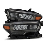 AlphaRex LUXX-Series LED Crystal Headlights for Toyota Tacoma - Alpha-Black