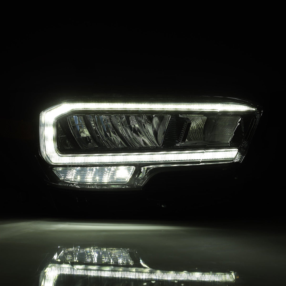 AlphaRex LUXX-Series LED Crystal Headlights for Toyota Tacoma - Black