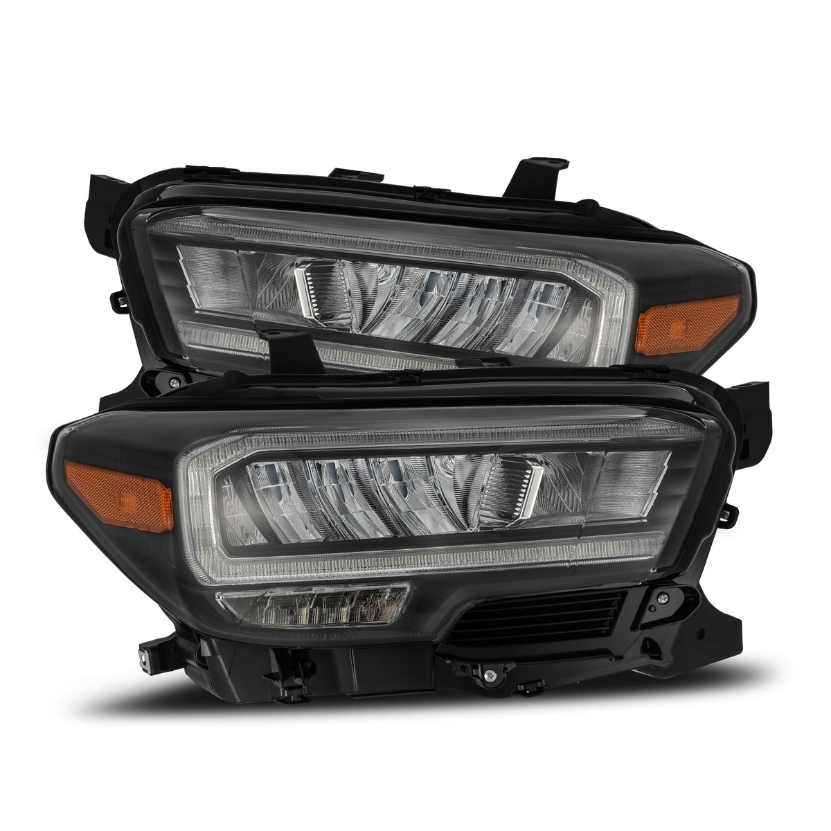 AlphaRex LUXX-Series LED Crystal Headlights for Toyota Tacoma - Black