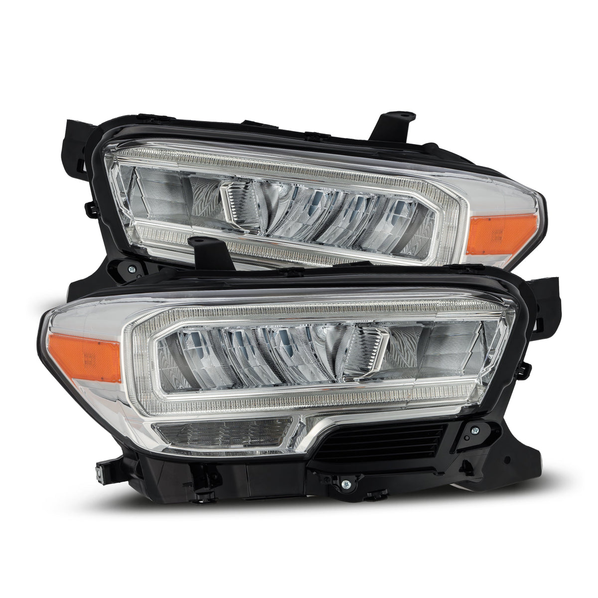 AlphaRex LUXX-Series LED Crystal Headlights for Toyota Tacoma - Chrome