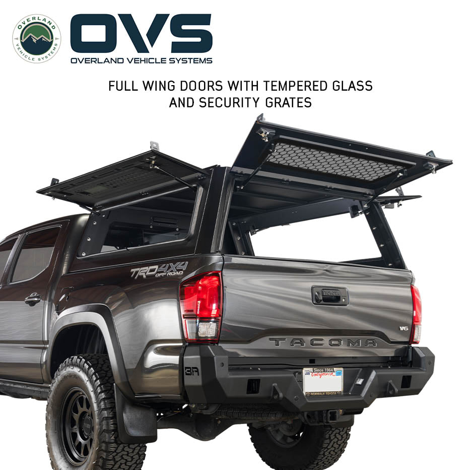 OVS Expedition PRO+ truck cap with full windows for 2016-2023 Toyota Tacoma - view 9