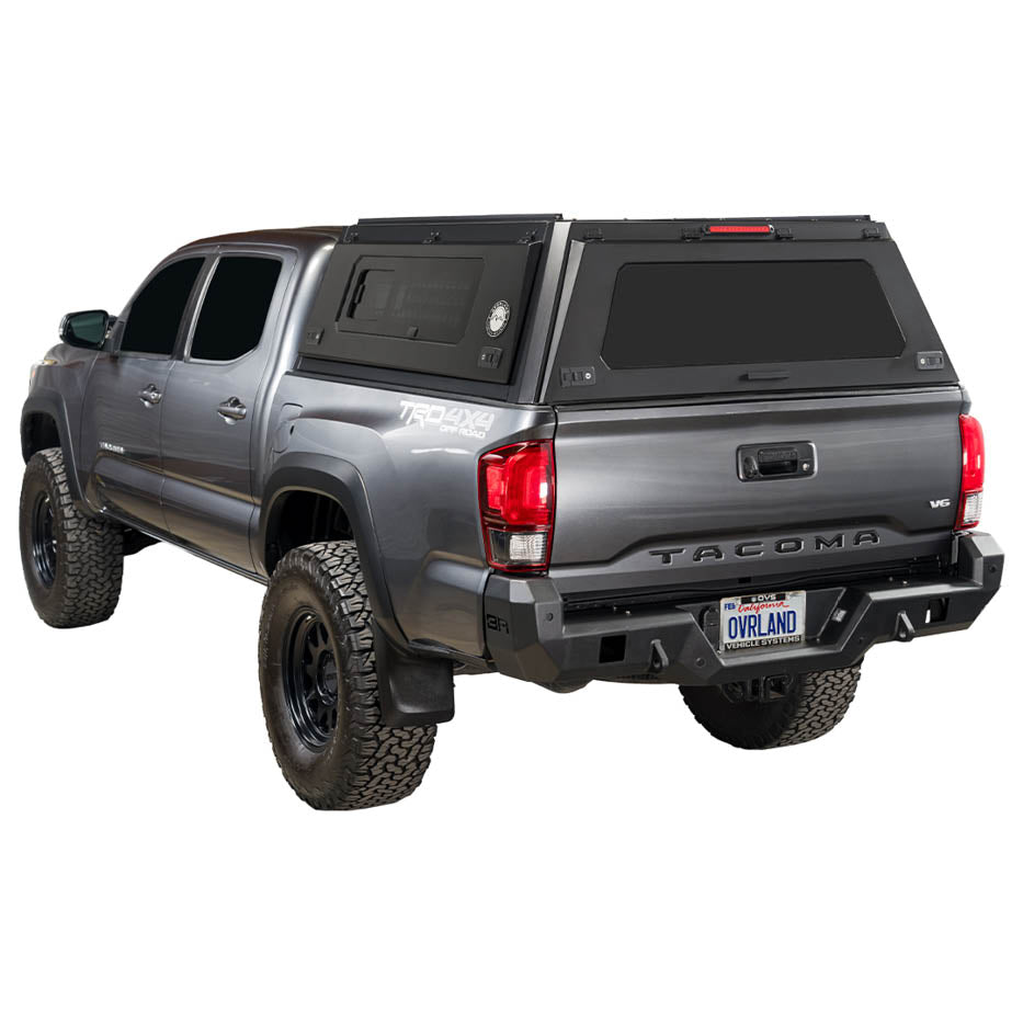 OVS Expedition PRO+ truck cap with full windows for 2016-2023 Toyota Tacoma - view 2