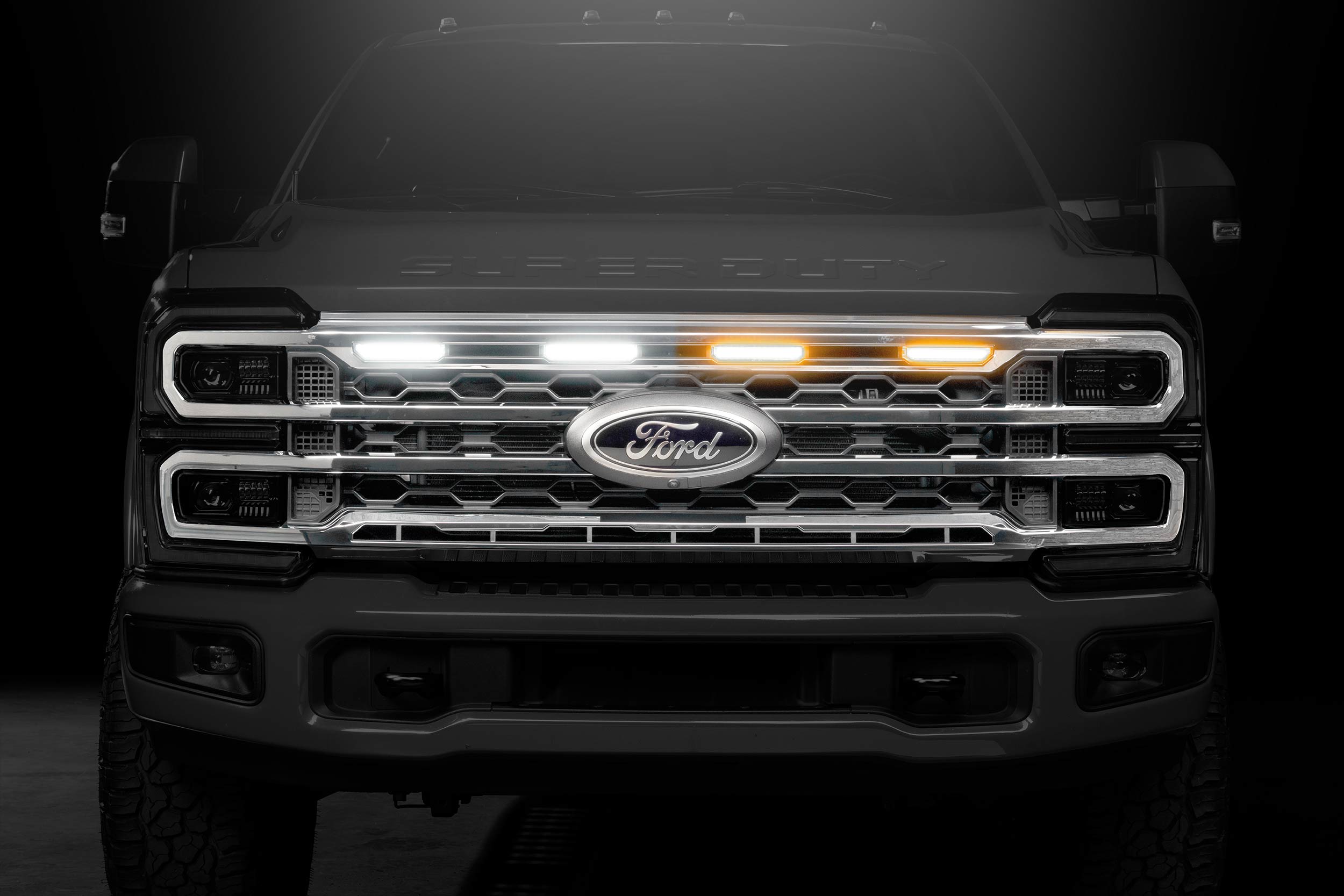 Morimoto Ford Super Duty (23-27) XBG LED DRL Grille (Chrome)