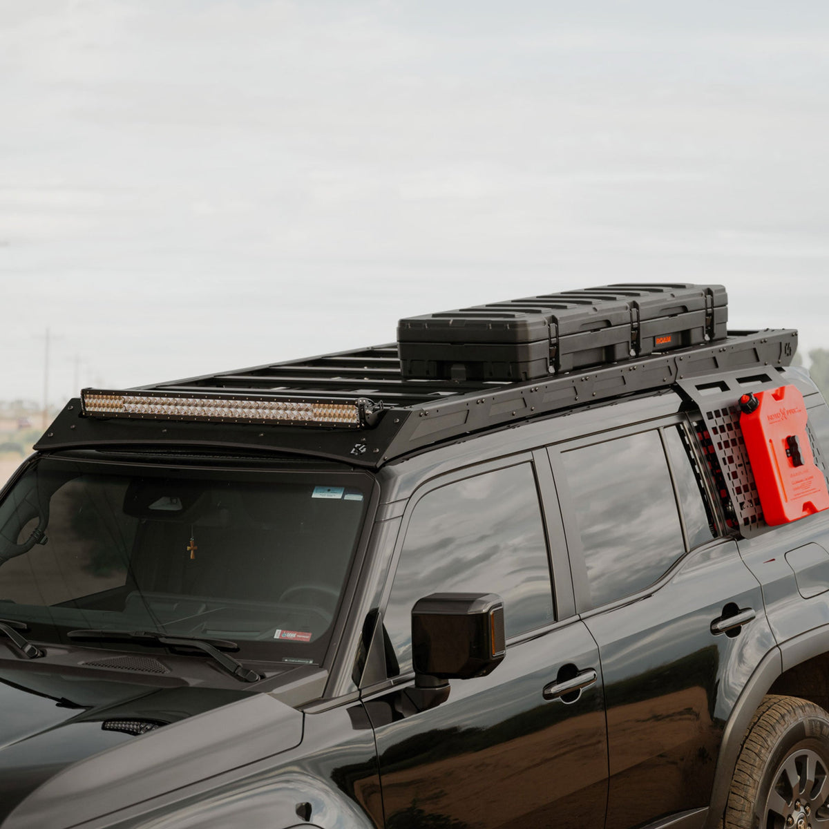 C4 Fabrication Lexus GX 550 Roof Rack with Optional Light Bar Mount / 2024+