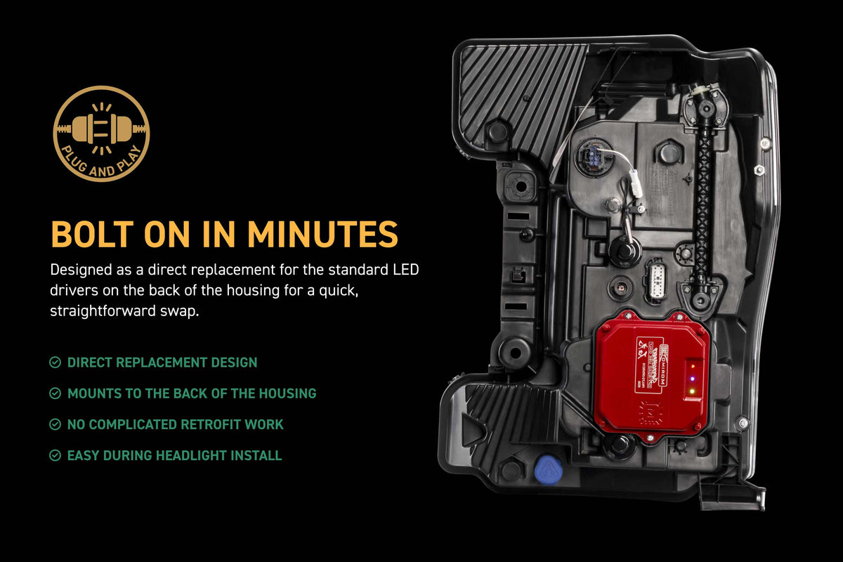 Morimoto Supercharged Drivers 17-19 Ford Super Duty XB Evo