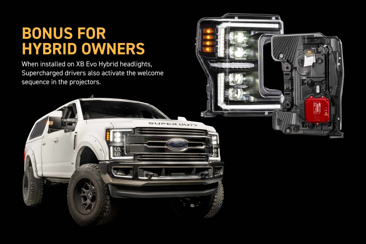 Morimoto Supercharged Drivers 17-19 Ford Super Duty XB Evo