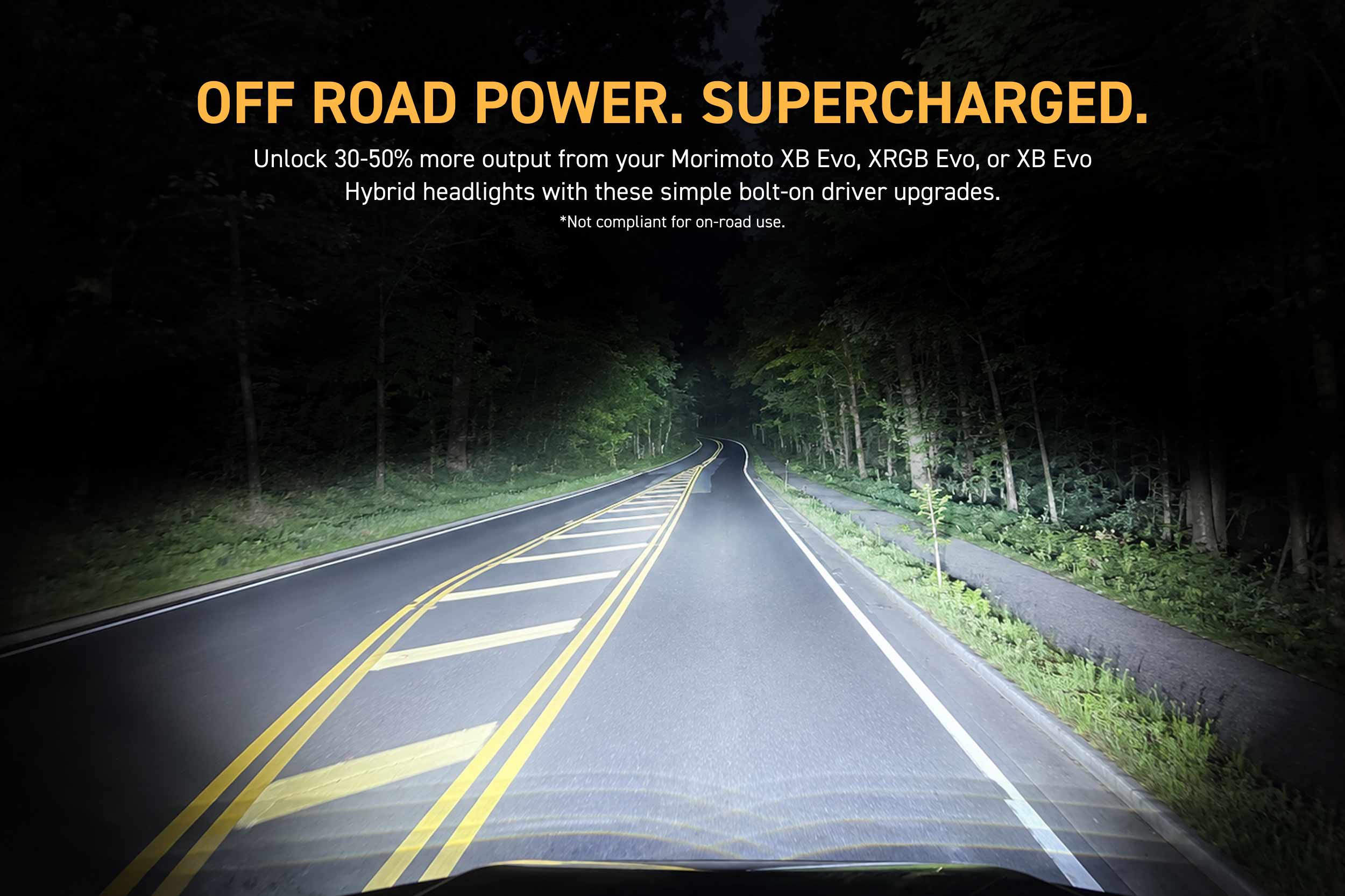 Morimoto Supercharged Drivers 20-22 Ford Super Duty XB Evo