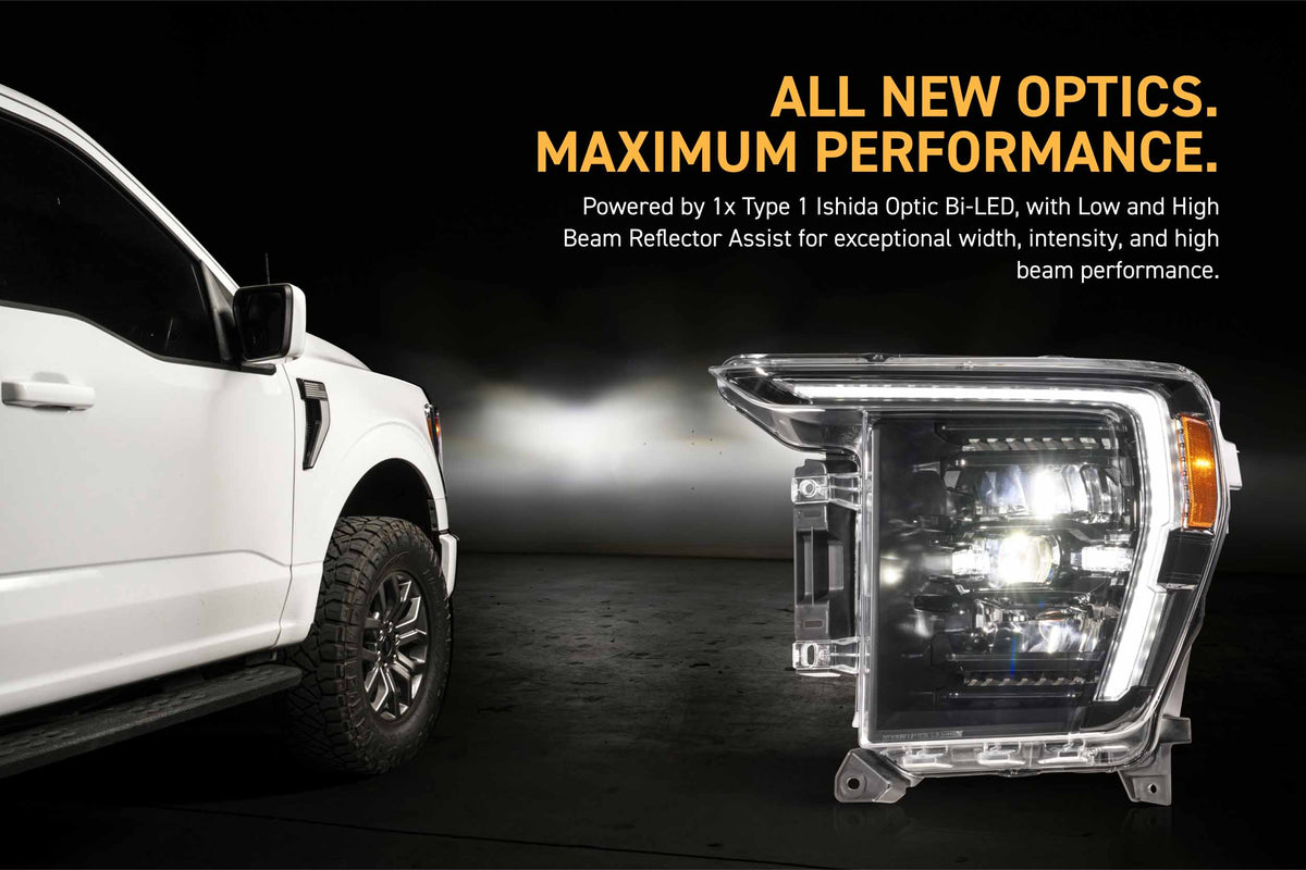 Morimoto Ford F-150 (21-23) XB Evo Hybrid LED Headlights