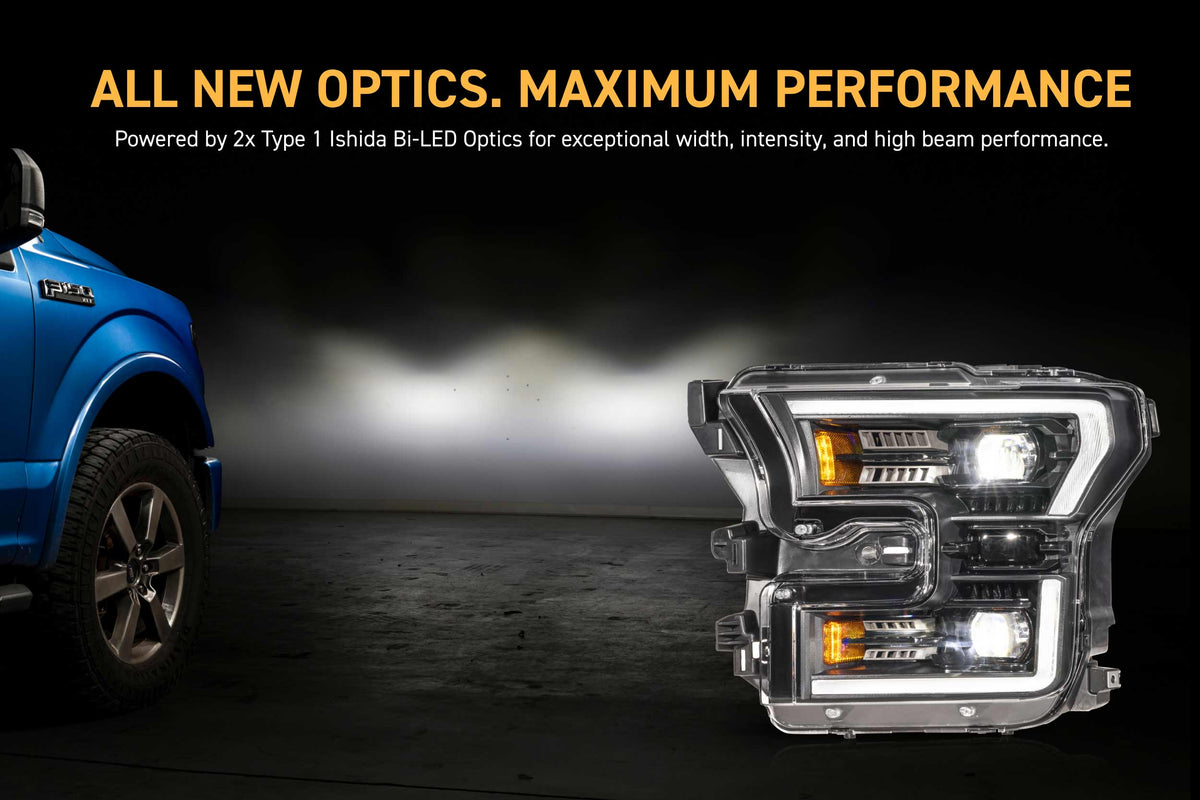 Morimoto Ford F-150 (15-17) XB Evo Hybrid LED Headlights