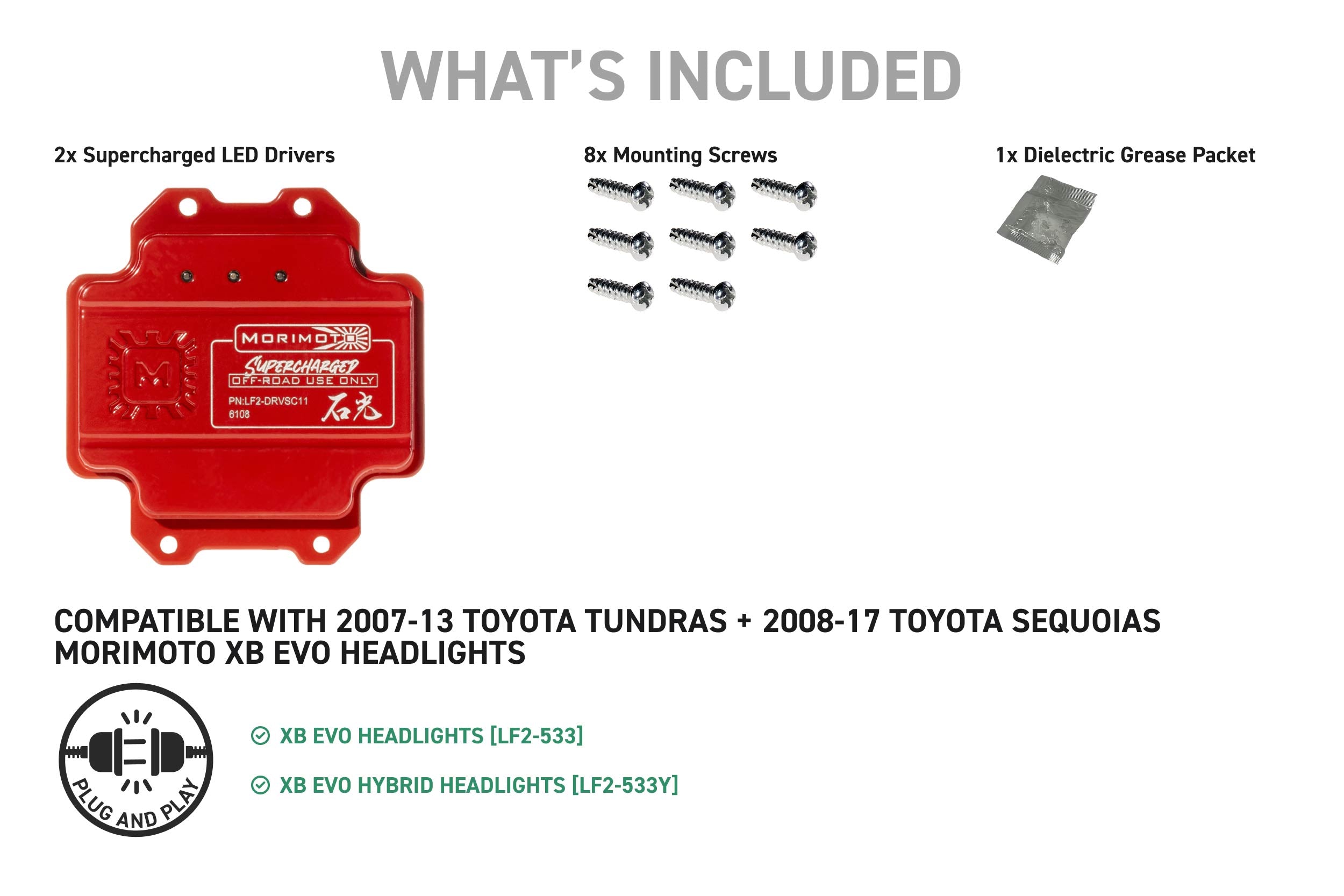 Morimoto Supercharged Drivers 07-13 Tundra / 08-17 Sequoia XB Evo
